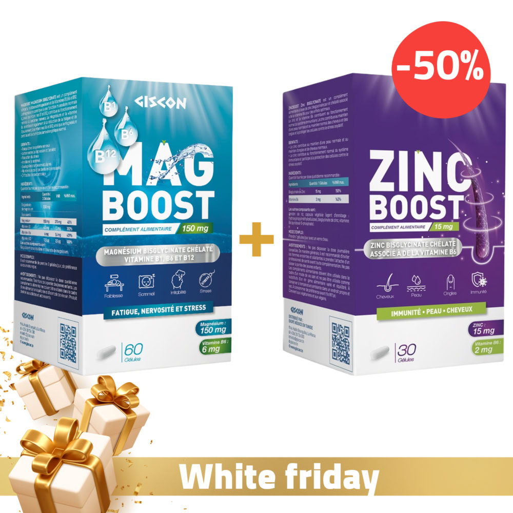 Giscon nutriment duo énergie et immunité