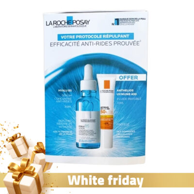 La roche-posay coffret votre protocole répulpant — sérum hyalu b5 30ml + fluide solaire anthelios uvmune 400 spf50+ 15ml offert