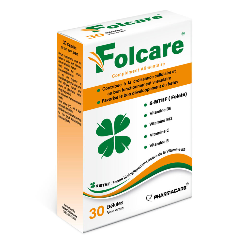 Pharmacare folcare 30 gélules