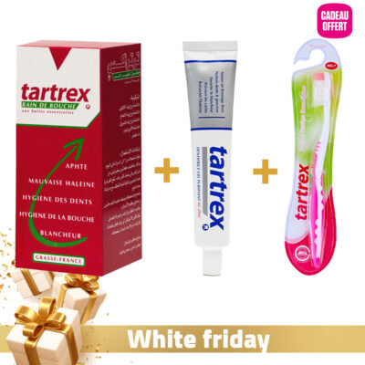 PHYTEAL Tartrex Bain de Bouche 250ml + Dentifrice Gel Purifiant au Zinc 75ml + Brosse à Dents Ultra Souple (offert)