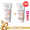 Roncey Ecran Sunshield Waterproof Peau Sèche SPF50+ Invisible 50ml + Roncey Ecran Sunshield Waterproof Peau Sèche SPF50+ Teinte 01 50ml -50% + Baume à Lèvres Offert