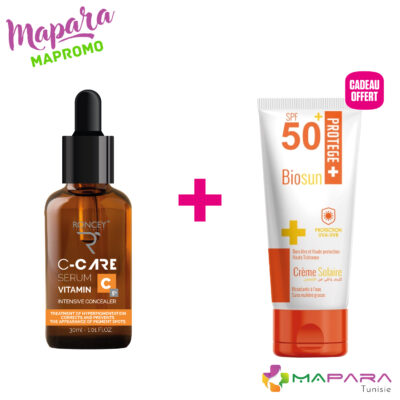 Roncey vitamine c éclat 5% + écran solaire offert