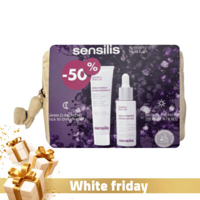 Sensilis skin d-pigment [serum atx b3] 30ml + d-pigment [aha10 overnight] 30ml (-50%) + trousse offerte