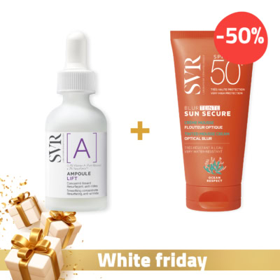 SVR Sérum Rétinol Ampoule A Lift + Blur TEINTÉ SPF50 à -50%