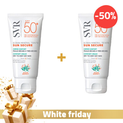 SVR Sun Secure Écran Minéral Teinté SPF50+ Peaux Normales à Mixtes 50ml – 2eme 50%