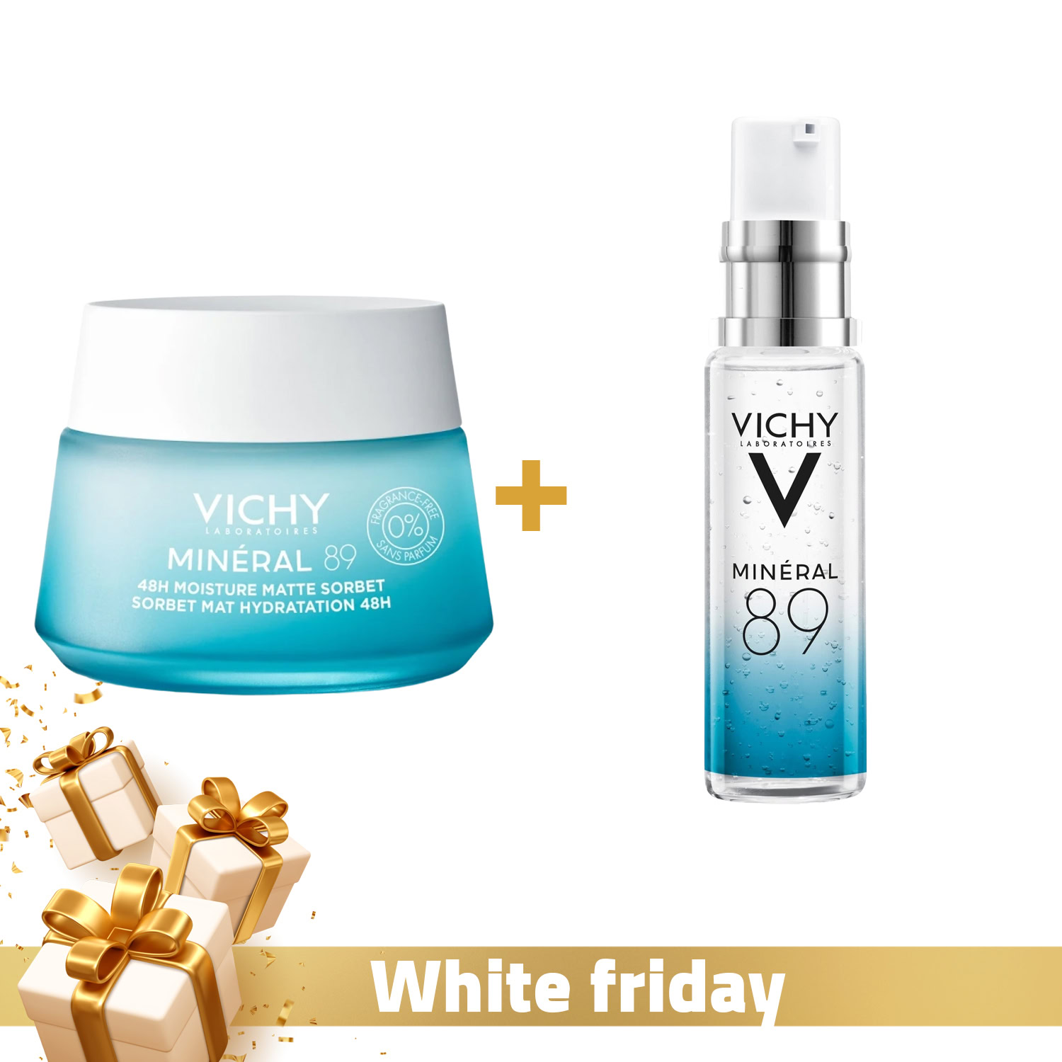 Vichy minéral 89 sorbet mat hydratation 72h 50ml + minéral 89 booster sérum 10ml offert Vichy minéral 89 sorbet mat hydratation 72h 50ml + minéral 89 booster sérum 10ml offert