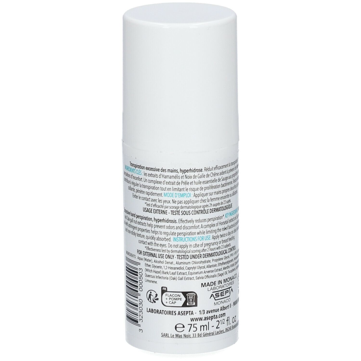 Vita citral spray anti-transpirant mains 75ml Vita citral spray anti-transpirant mains 75ml