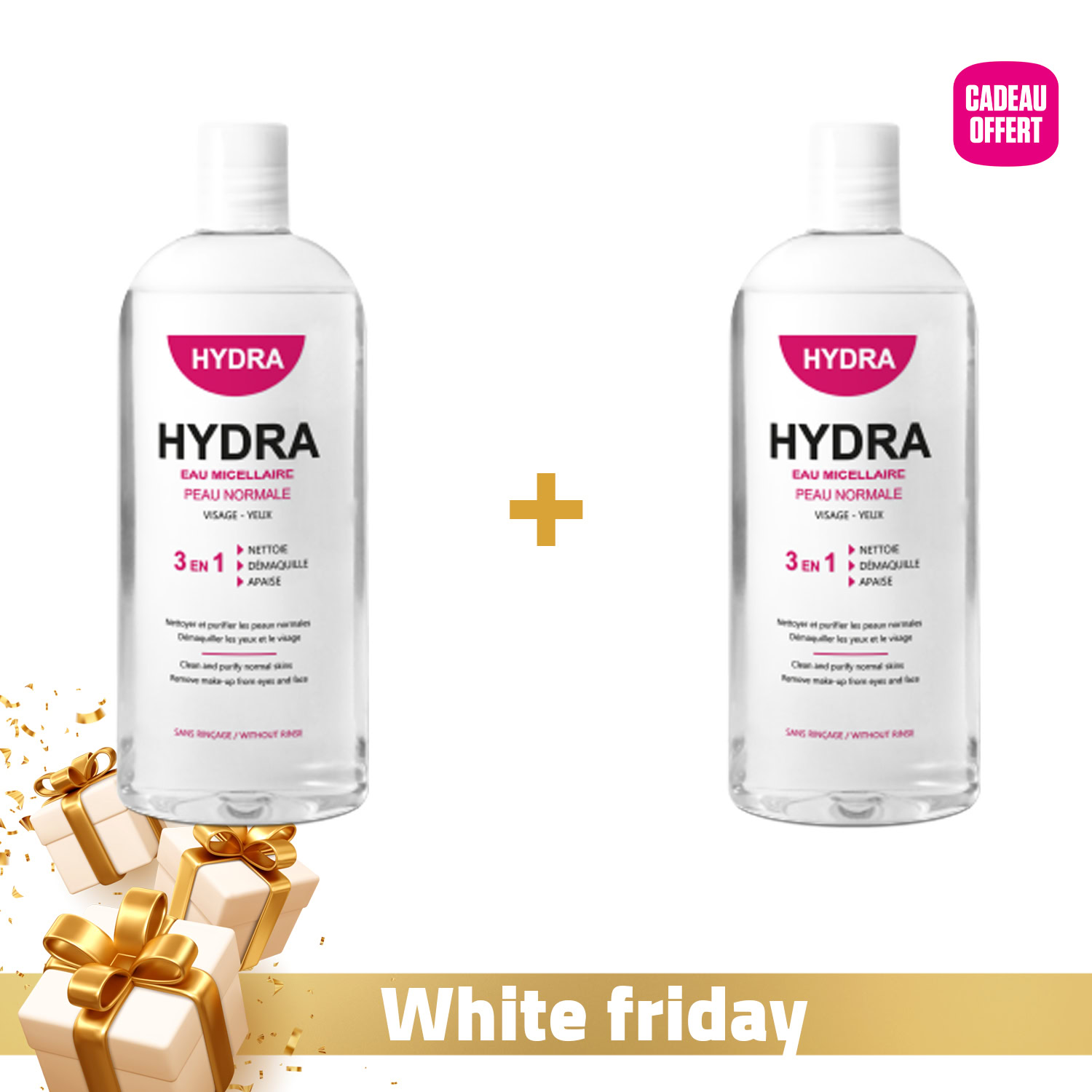 Vital eau micellaire hydra peau normale 250ml achetée = la 2ème offerte Vital eau micellaire hydra peau normale 250ml achetée = la 2ème offerte