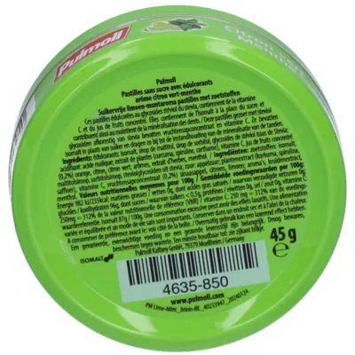 Pulmoll Bonbons Citron Vert Menthe + Vitamine C