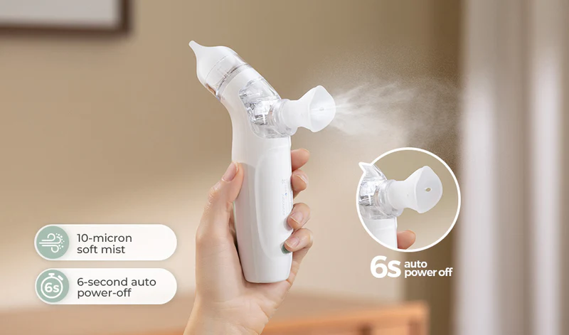 Aspirateur nasal électrique 2 en 1 momcozy breezyclear™
