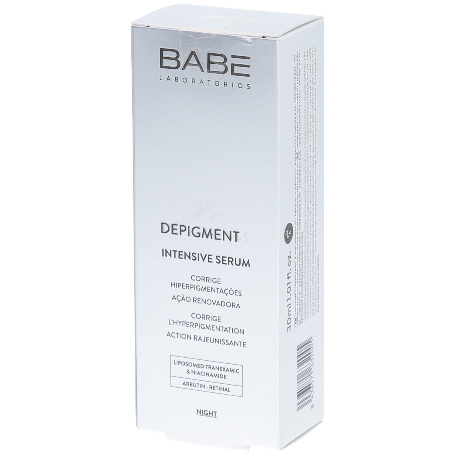 Babe depigment+ intensive serum nuit 30ml Babe depigment+ intensive serum nuit 30ml