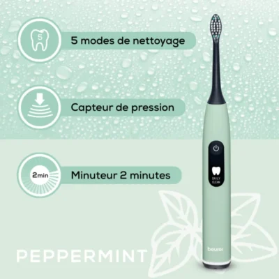 Beurer sc 50 peppermint gp brosse à dents electrique Beurer sc 50 peppermint gp brosse à dents electrique