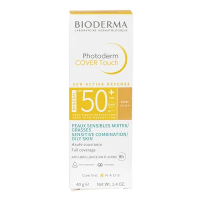 Bioderma photoderm cover touch mineral teinte doree spf50+ 40ml Bioderma photoderm cover touch mineral teinte doree spf50+ 40ml