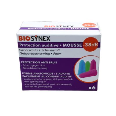 Biosynex protection auditive mousse 3 paires
