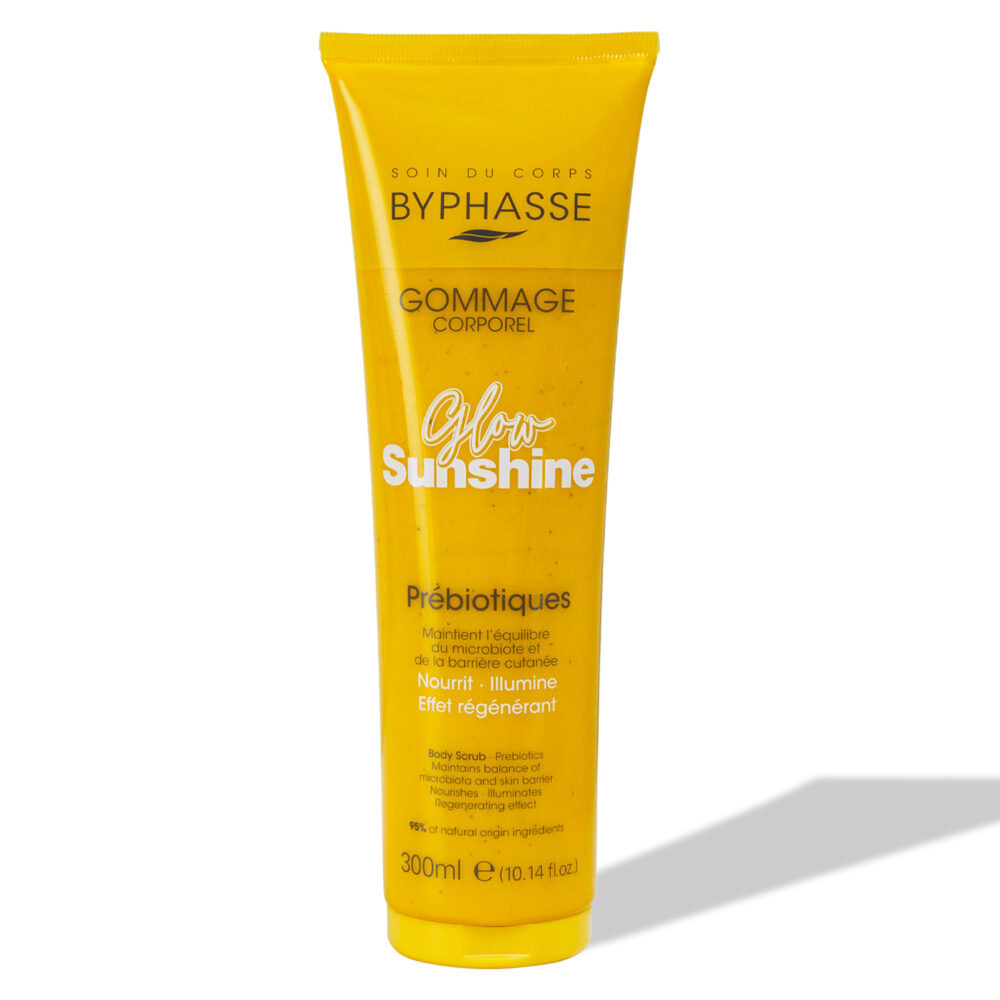 Byphasse gommage corporel glow sunshine exfoliants 300ml