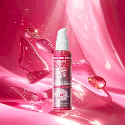 Energie fruit sérum capillaire sos gloss brillance intense acide lactic et huile de ricin 75ml Energie fruit sérum capillaire sos gloss brillance intense acide lactic et huile de ricin 75ml