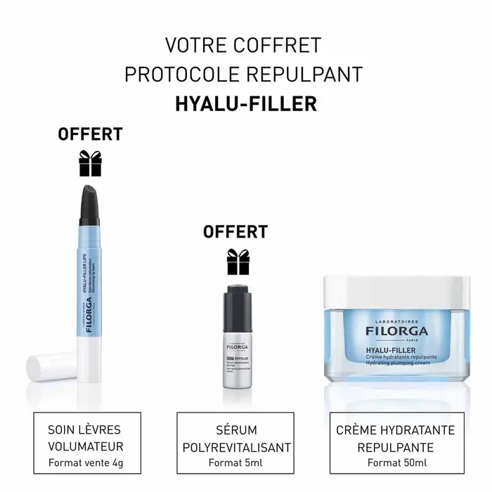 Filorga hyalu-filler coffret protocole repulpant Filorga hyalu-filler coffret protocole repulpant