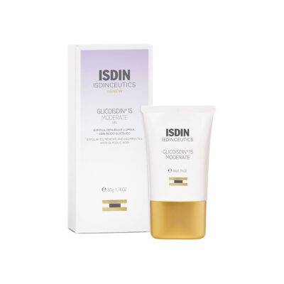 Isdin isdinceutics glicoisdin 15 moderate gel visage effet peeling 50g
