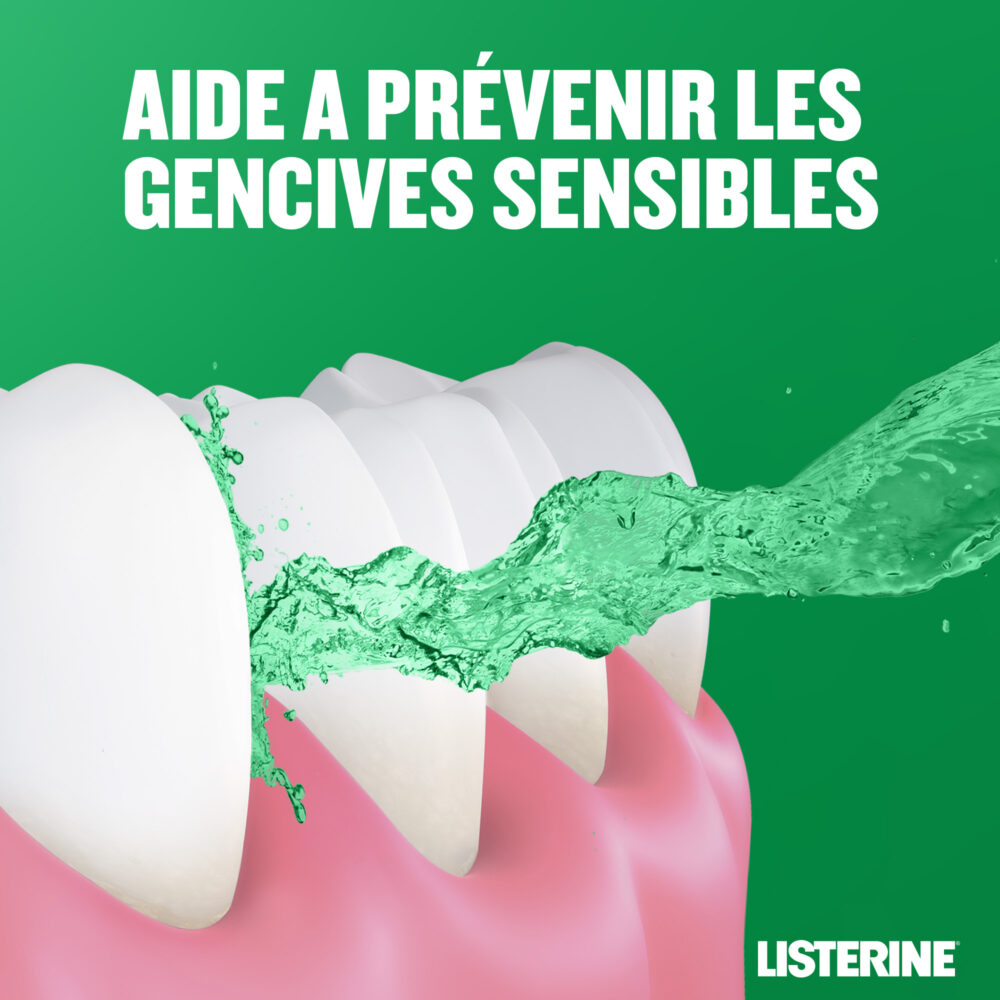 Listerine total care bain de bouche dents et gencives 250ml