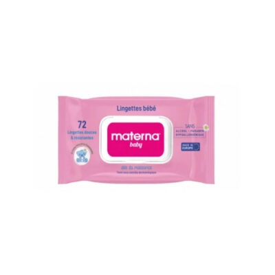 Materna Lingettes Bebe Rose 72 pcs