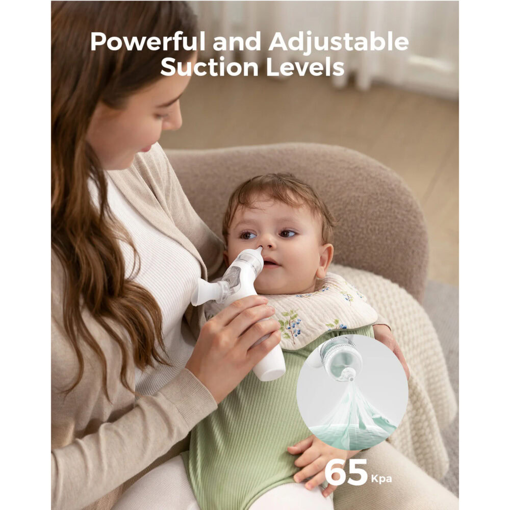 Momcozy aspirateur nasal électrique 2 en 1 momcozy breezyclear™