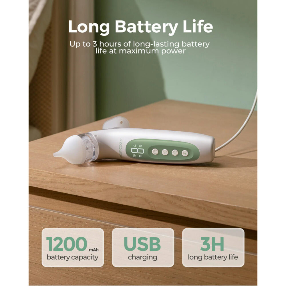 Momcozy aspirateur nasal électrique 2 en 1 momcozy breezyclear™