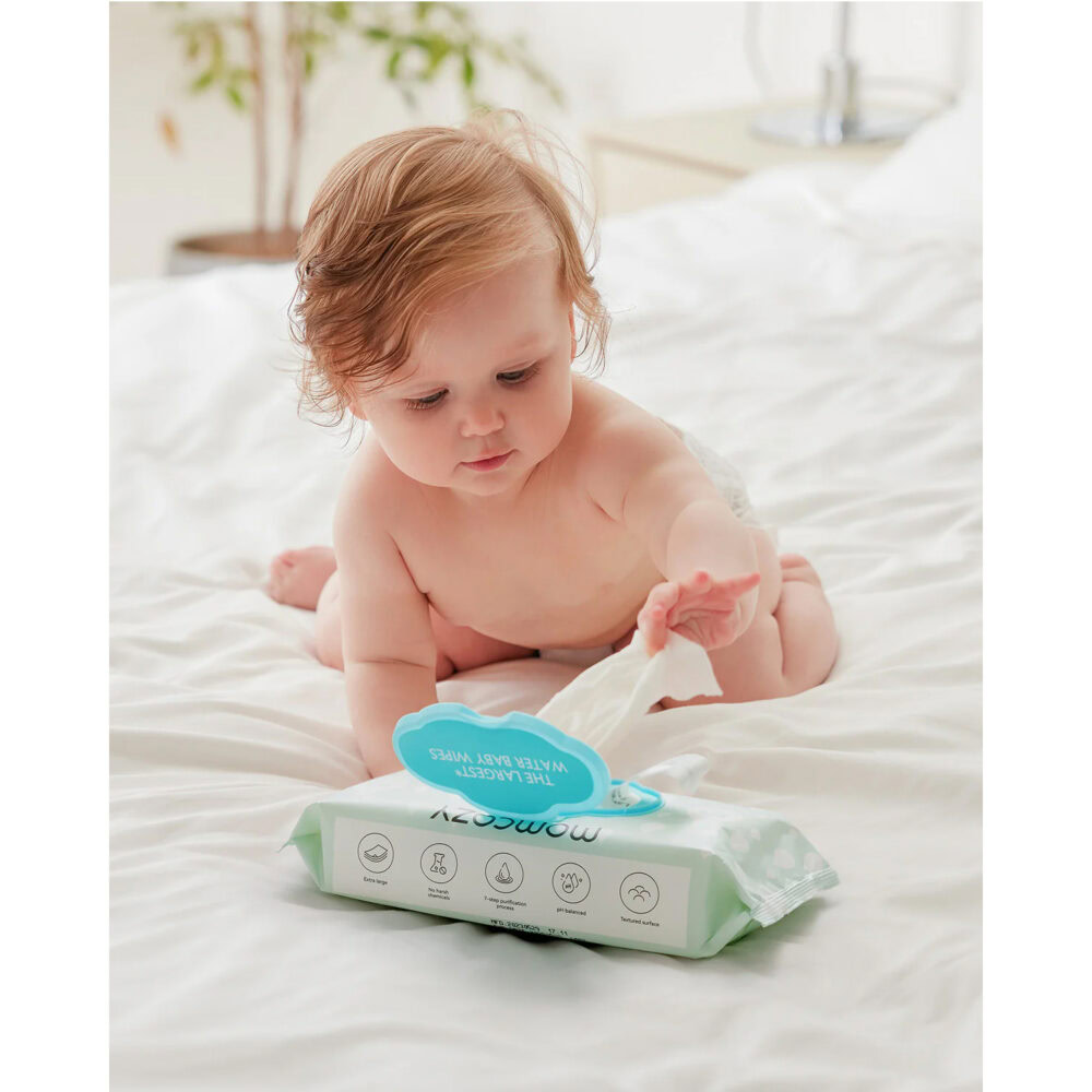Momcozy lingettes pour bébé à 99 % d'eau pureté supérieure 60 pieces
