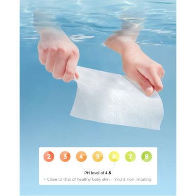 Momcozy lingettes pour bébé à 99 % d'eau pureté supérieure 60 pieces Momcozy lingettes pour bébé à 99 % d'eau pureté supérieure 60 pieces