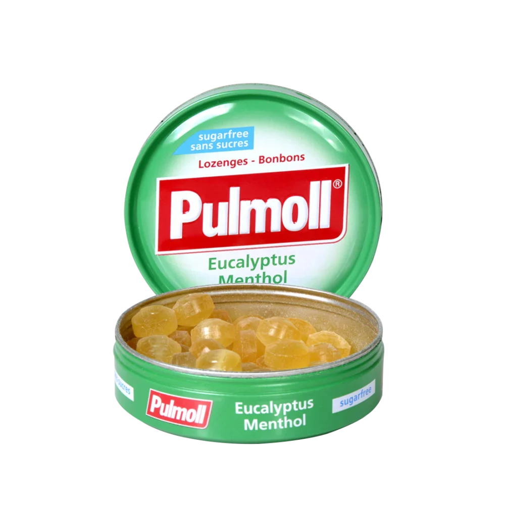 Pulmoll bonbons eucalyptus menthol sans sucres 45g