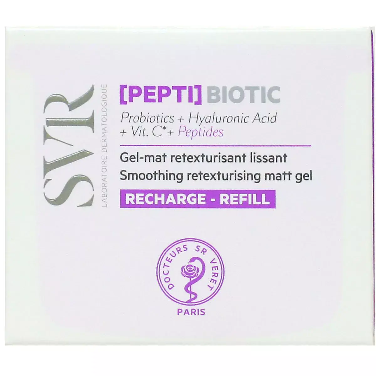 Svr biotic pepti gel-mat retexturisant lissant recharge 50ml Svr biotic pepti gel-mat retexturisant lissant recharge 50ml