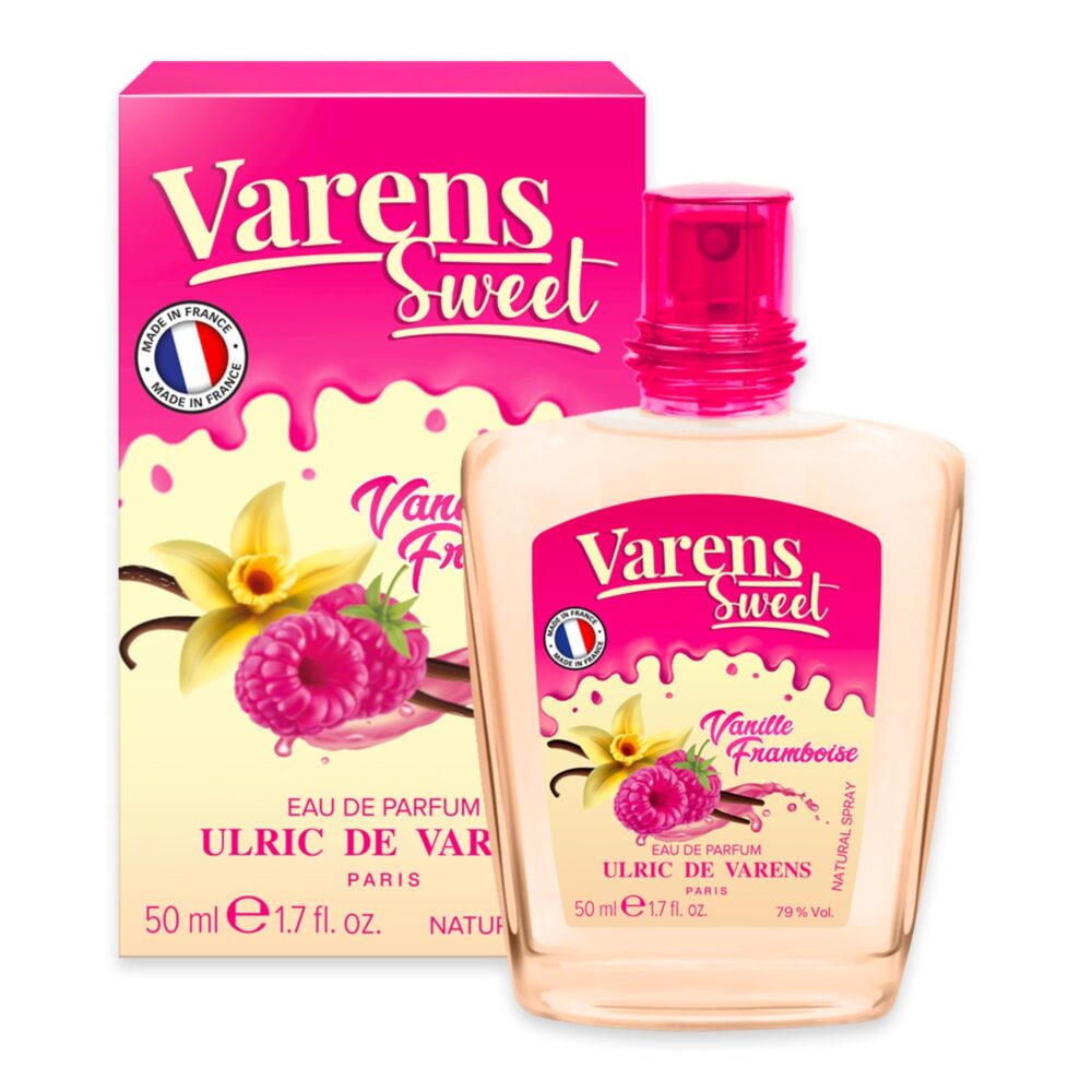 Varens sweet eau de parfum vanille framboise 50ml