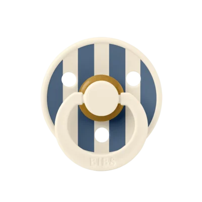 Bibs studio colour 2 sucettes ivory steel blue mix 0+ mois