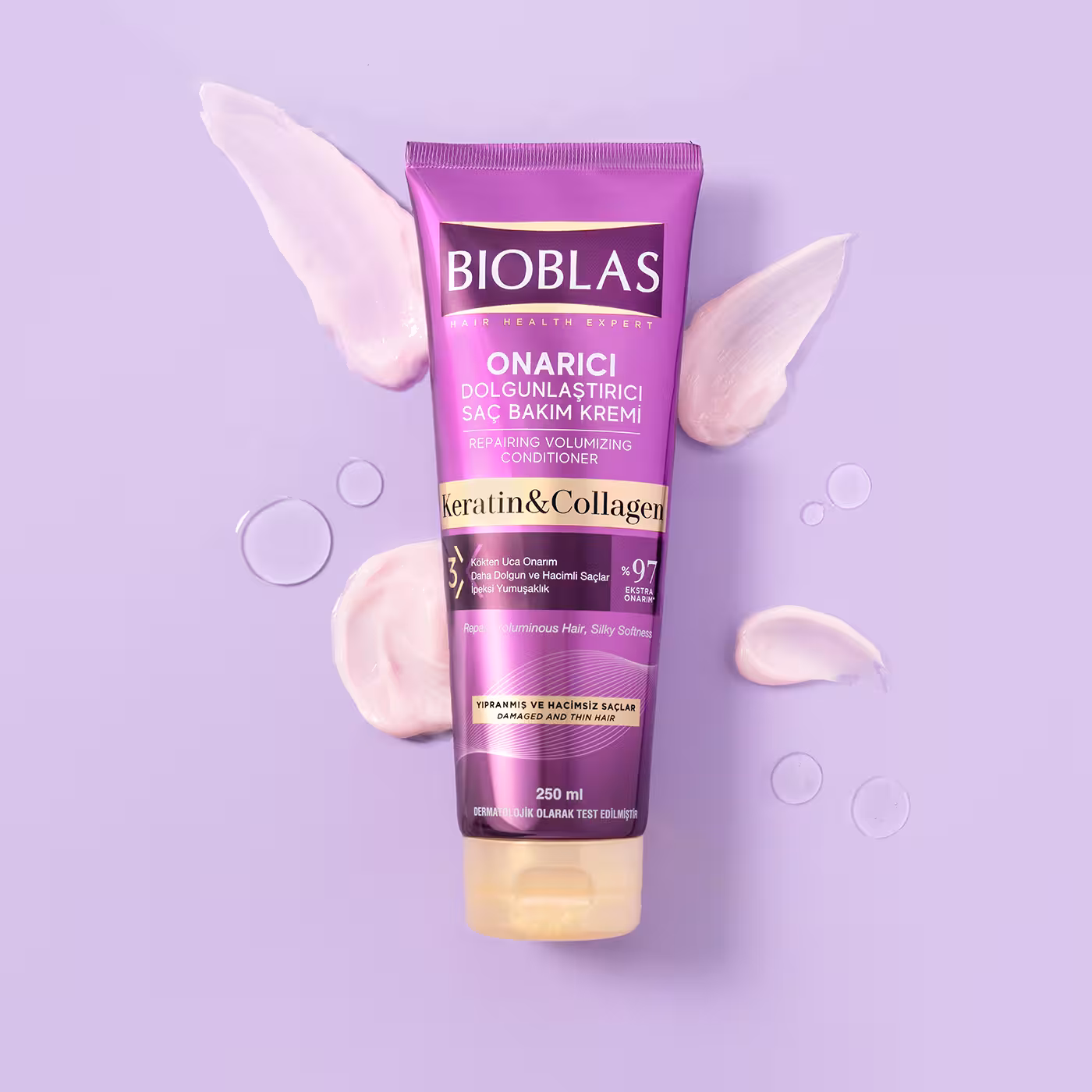 Bioblas après-shampoing au collagène et à la kératine anti chute 250ml Bioblas après-shampoing au collagène et à la kératine anti chute 250ml