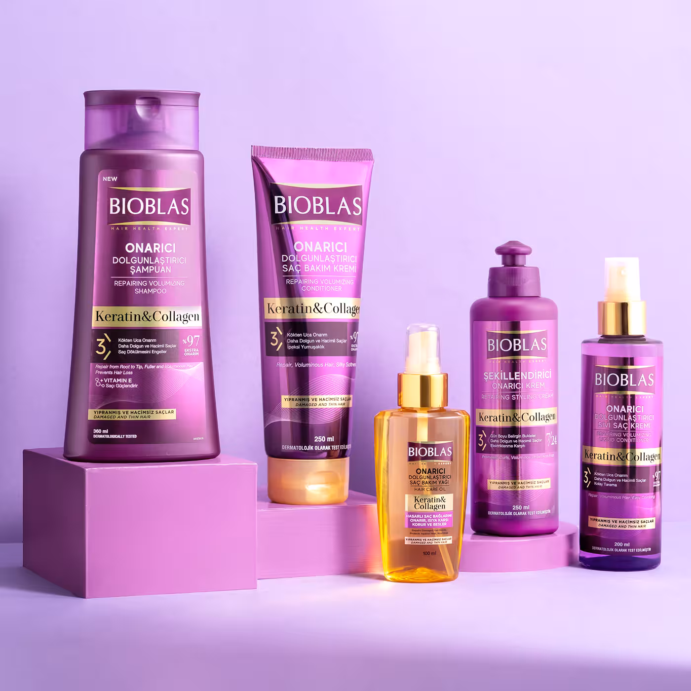 Bioblas après-shampoing au collagène et à la kératine anti chute 250ml Bioblas après-shampoing au collagène et à la kératine anti chute 250ml