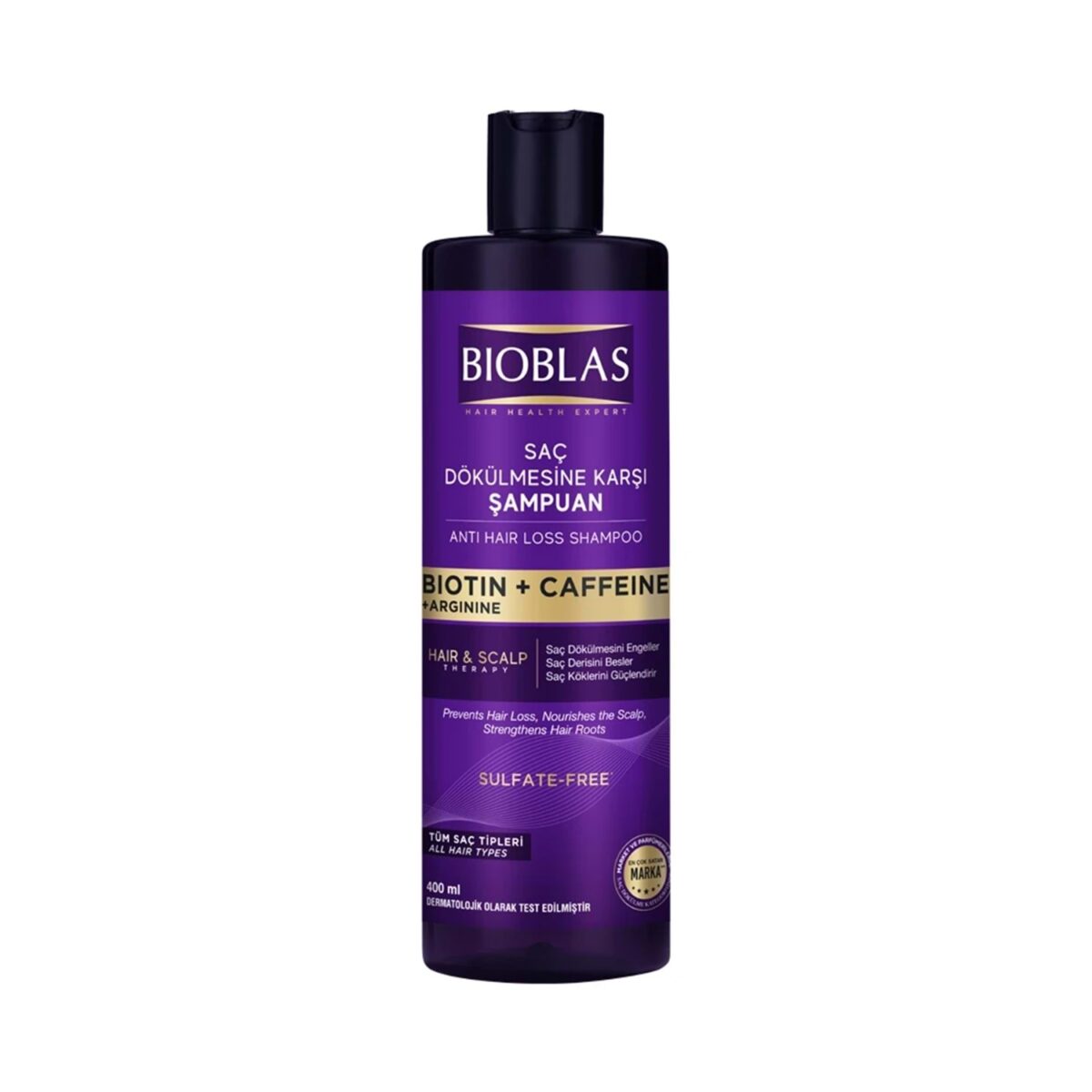 Pourquoi choisir un shampoing sans sulfate? Bioblas shampoing biotine et caféine 400ml