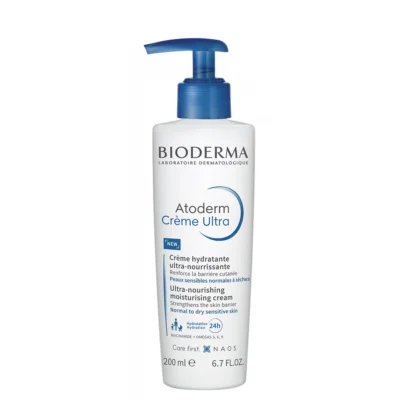 Bioderma Atoderm Crème Ultra Crème Hydratante Ultra-Nourrissante 200ml