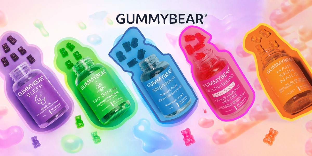 Gummy bear mini banner