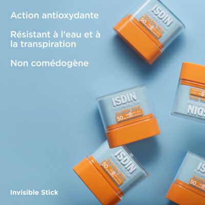 Isdin fotoprotector invisible stick protection solaire spf50 10g