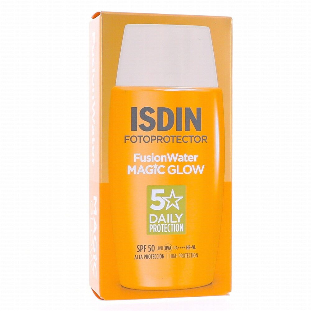 Isdin fusion water magic glow crème solaire spf50 50ml