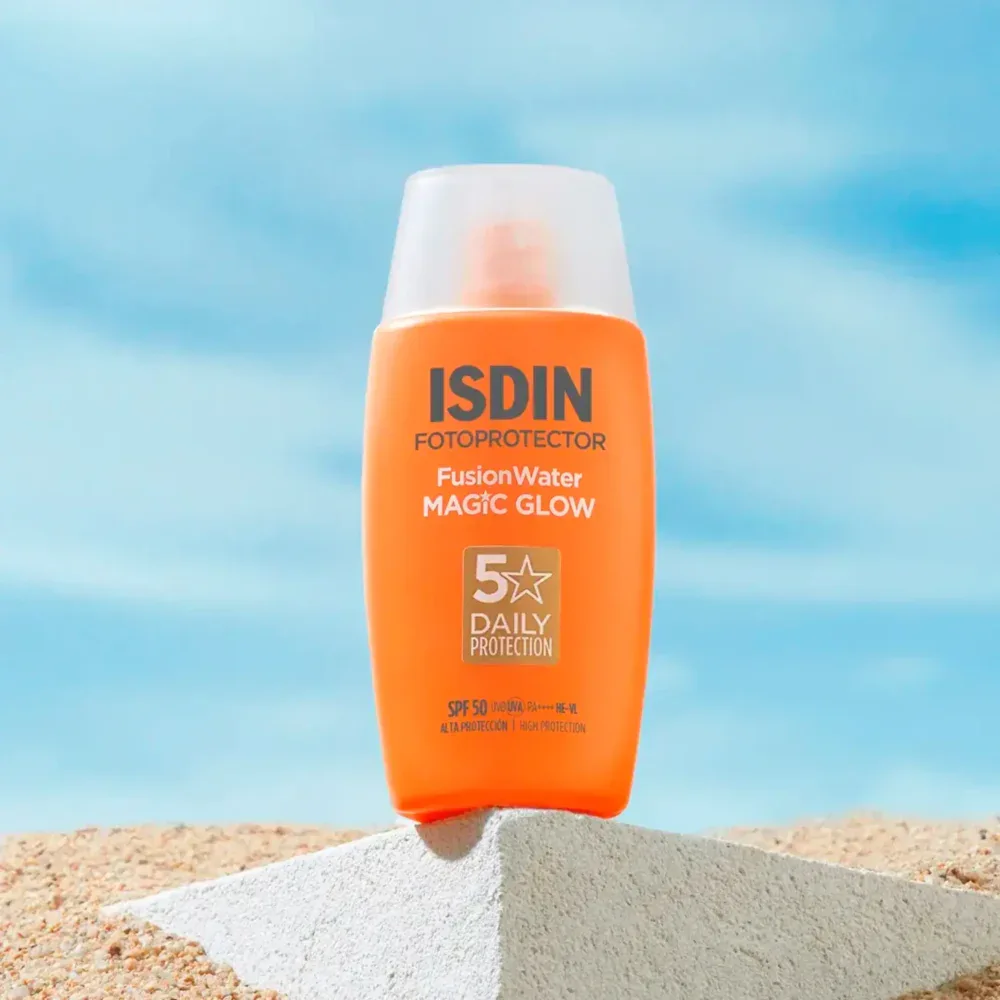Isdin fusion water magic glow crème solaire spf50 50ml