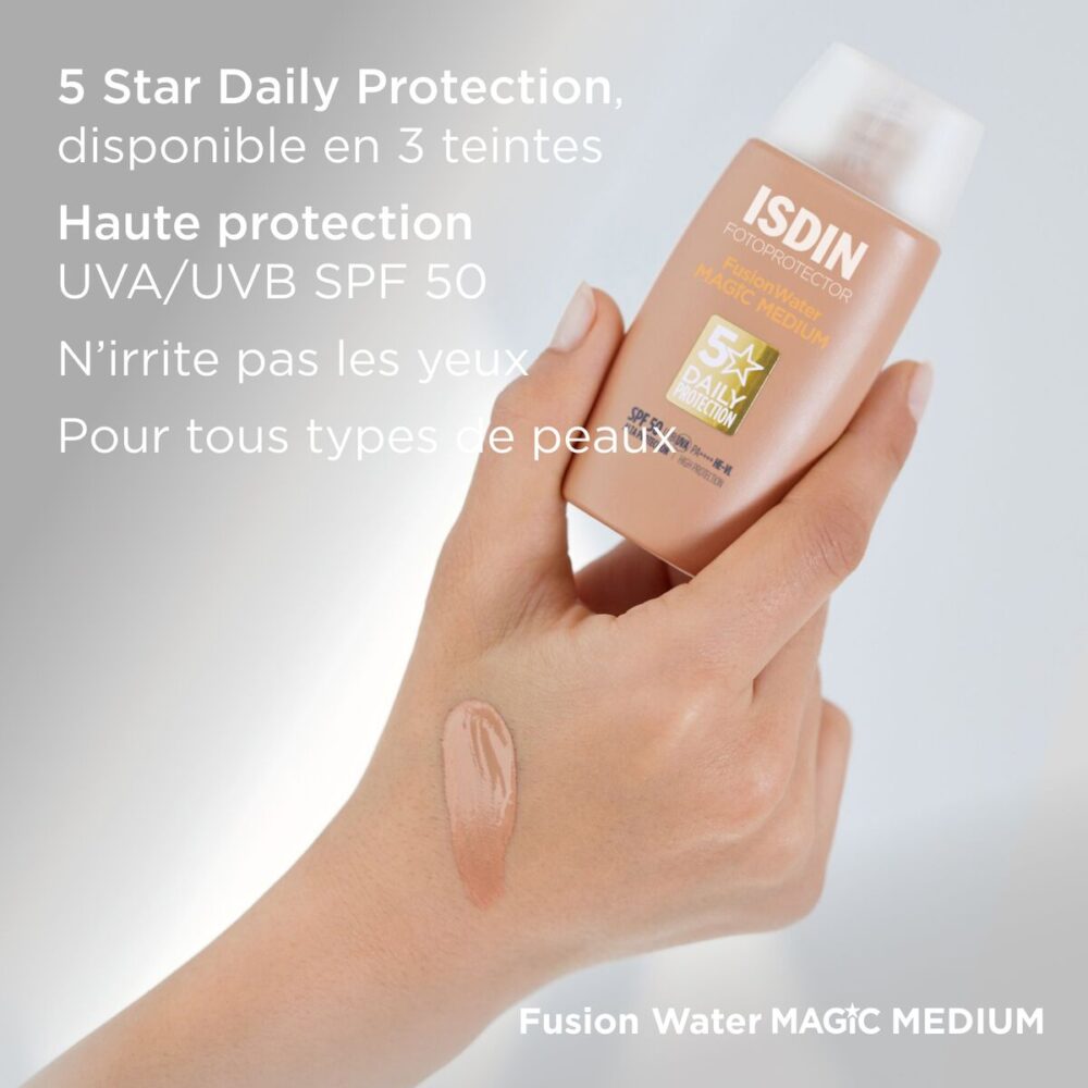 Isdin fusion water magic medium spf50+ 50ml