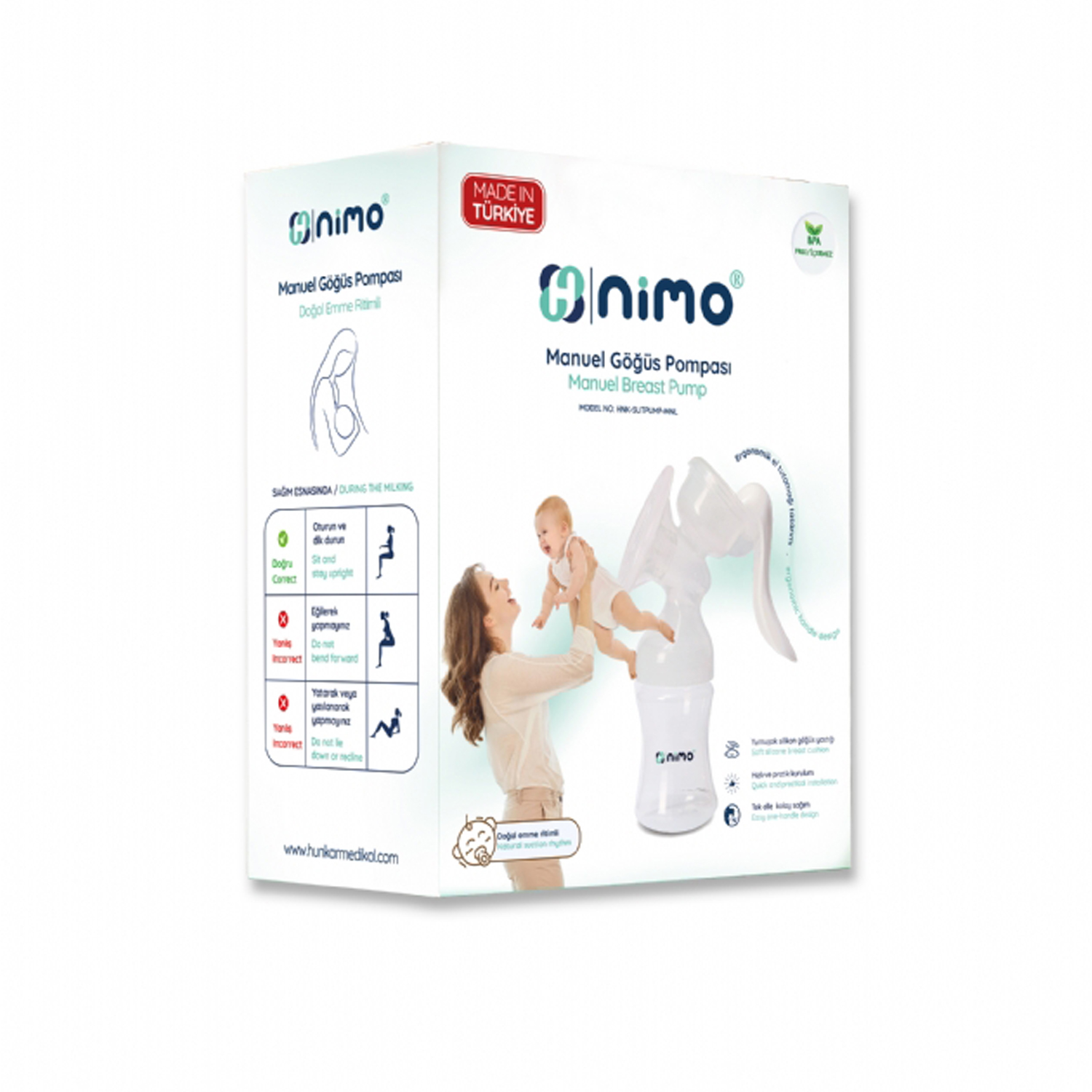 Nimo tire-lait manuel Nimo tire-lait manuel