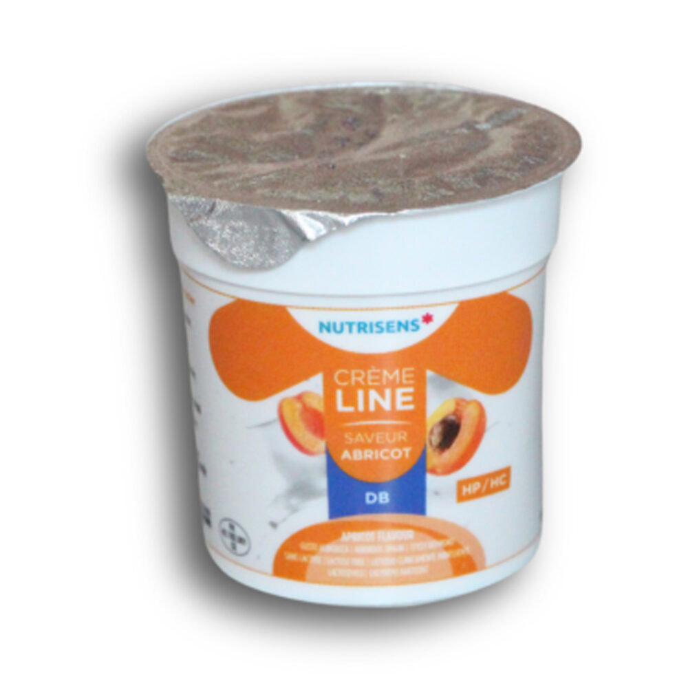 Nutrisens cremeline abricot db sans lactose edulcorée 125gr