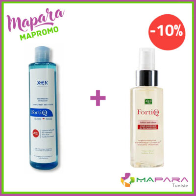 XEN FORTI Q10 Shampooing Anti‑Chute 200ml + Lotion Anti‑Chute 100ml (-10 %)