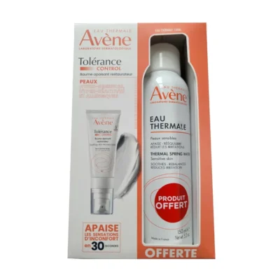 Avene Coffret Tolérance Control Baume Apaisant Restaurateur 40ml + Eau Thermale Spray 150ml Offert