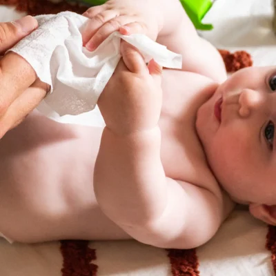 Alphanova Lingettes à l'eau Sans parfum Bébé 60 unités