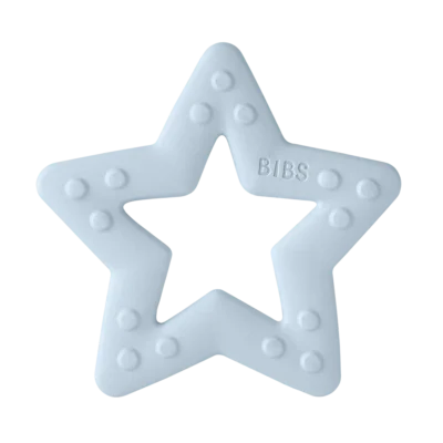 BIBS Anneau de Dentition Étoile Baby Blue