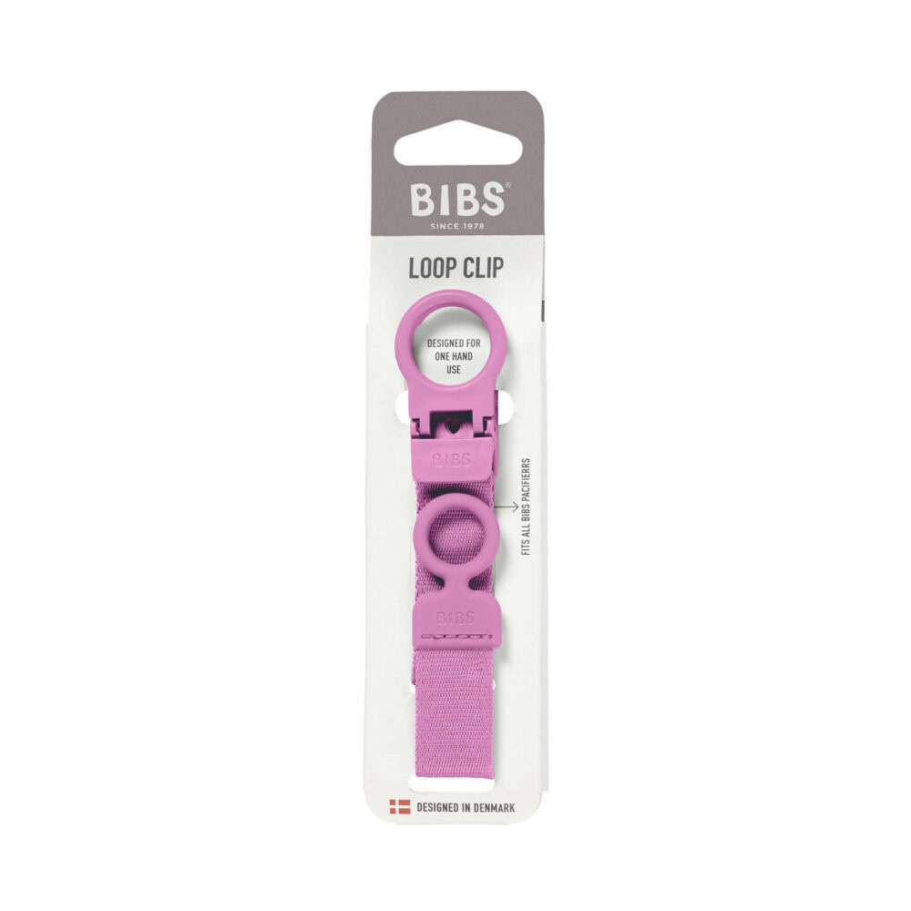 Bibs attache tétine loop bubblegum