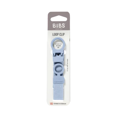 BIBS Attache Tétine Loop Dusty Blue
