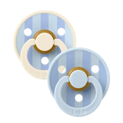 BIBS Studio Colour 2 Sucettes Taille 2 Baby Blue - Dusty Blue Mix 6 à 18 Mois
